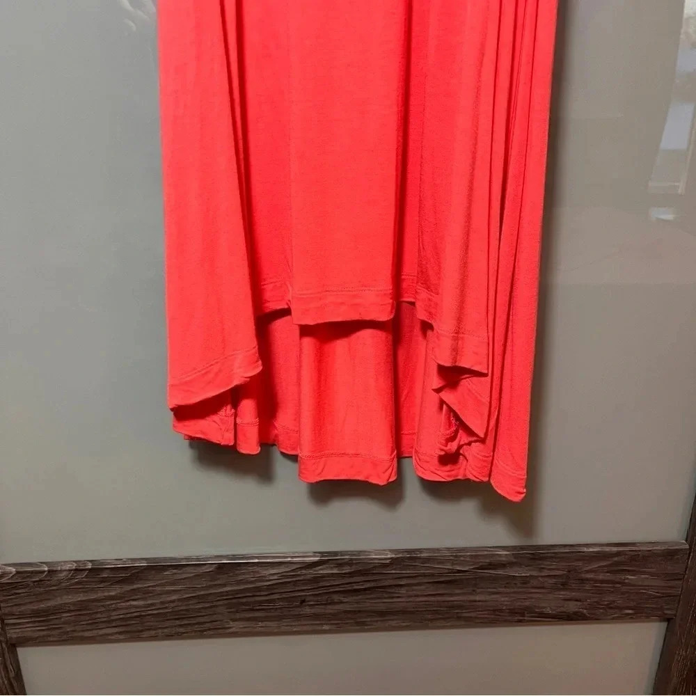 Gap Pink Tie Waist Sleeveless Dress XS High-Low Hem - Picture 8 of 8